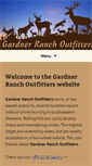 Mobile Screenshot of gardnerranchoutfitters.com